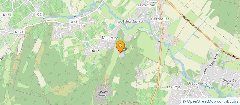 localisation de l'entreprise GUSOME  MELLECEY