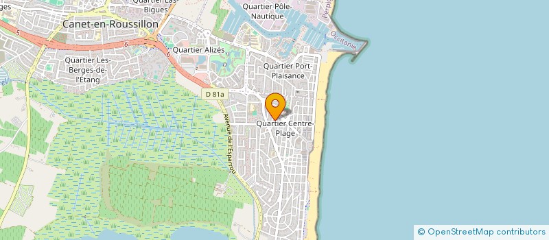 localisation de l'entreprise GUSRAYBLAN  CANET-EN-ROUSSILLON