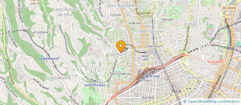 localisation de l'entreprise GUSS à NICE