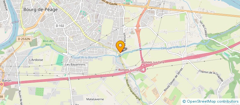 localisation de l'entreprise GUSSMAN PROD à CHATUZANGE-LE-GOUBET
