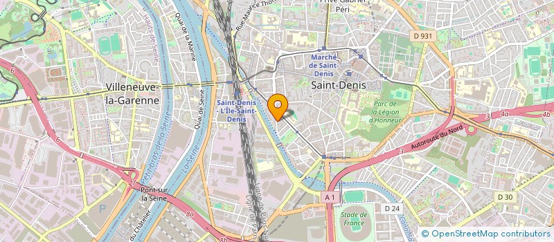 localisation de l'entreprise GUST DISTRIBUTION à SAINT-DENIS