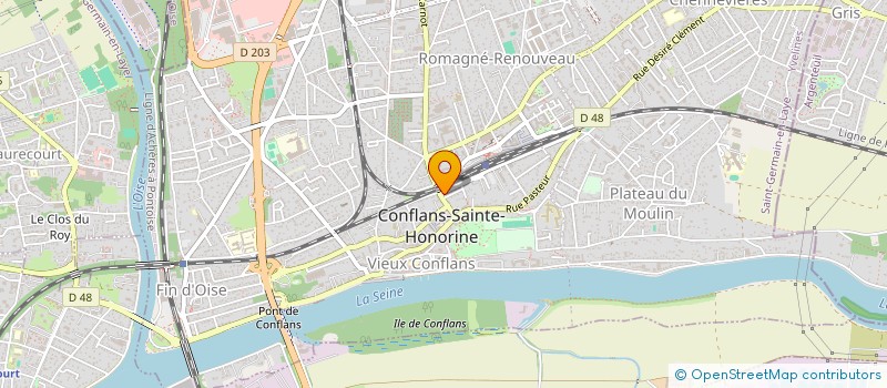 localisation de l'entreprise GUSTA DIN ROMANIA à CONFLANS-SAINTE-HONORINE