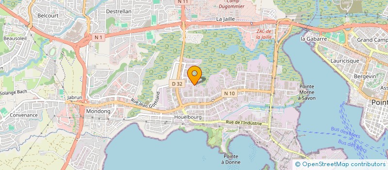 localisation de l'entreprise GUSTABARTH 50  BAIE-MAHAULT