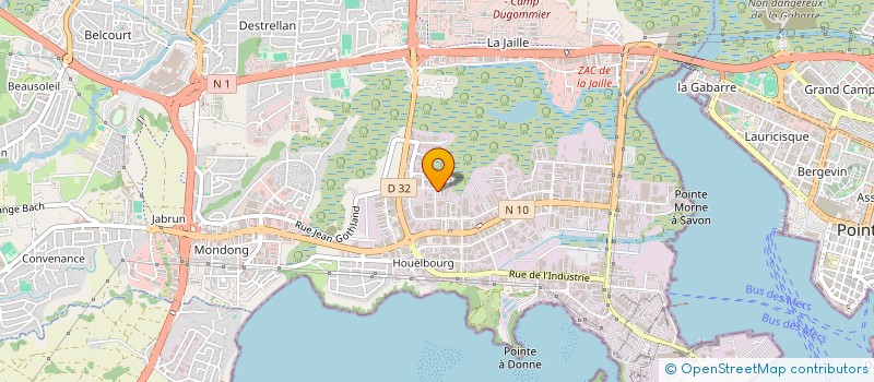 localisation de l'entreprise GUSTABARTH 52  BAIE-MAHAULT