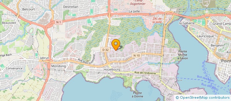 localisation de l'entreprise GUSTABARTH 56  BAIE-MAHAULT