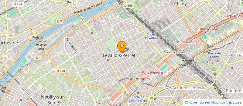 localisation de l'entreprise GUSTATIVO DISTRIBUTION FRANCE à LEVALLOIS-PERRET