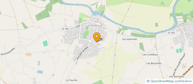 localisation de l'entreprise GUSTAVE  RIVES-DU-LOIR-EN-ANJOU