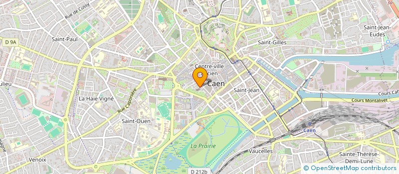 localisation de l'entreprise GUSTAVE à CAEN