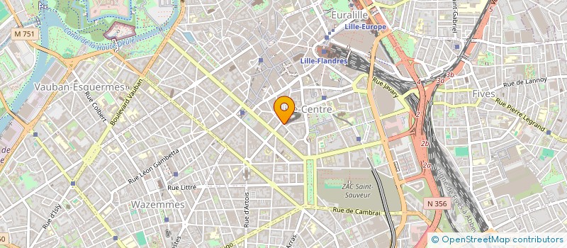 localisation de l'entreprise GUSTAVE à LILLE