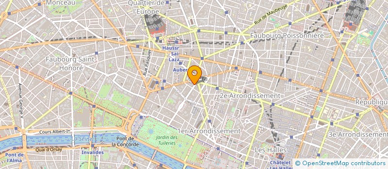 localisation de l'entreprise GUSTAVE COLLECTION GASTRONOMIE  PARIS