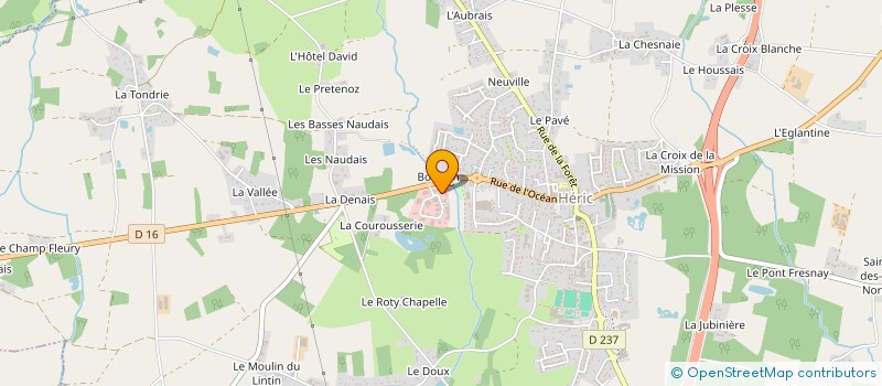 localisation de l'entreprise GUSTAVE EIFFEL  HERIC