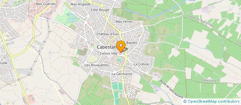 localisation de l'entreprise GUSTAVE EIFFEL  CABESTANY