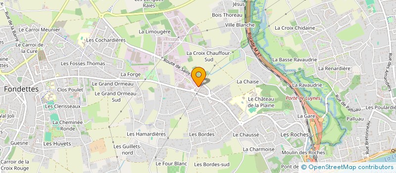localisation de l'entreprise GUSTAVE EIFFEL FD à FONDETTES