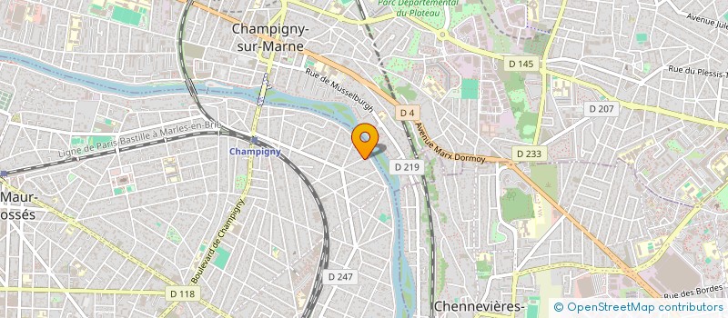 localisation de l'entreprise GUSTAVE GOUBLIER 38 à SAINT-MAUR-DES-FOSSES