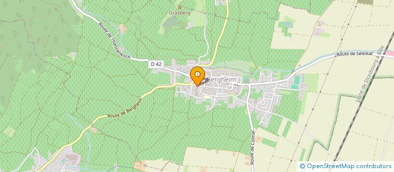 localisation de l'entreprise GUSTAVE LORENTZ à BERGHEIM