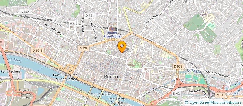 localisation de l'entreprise GUSTAVE & PERNILLE  ROUEN