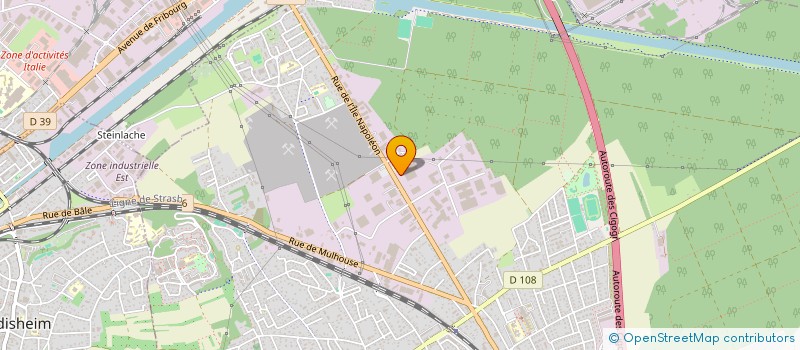 localisation de l'entreprise GUSTAVE TEMPE ET FILS à RIXHEIM
