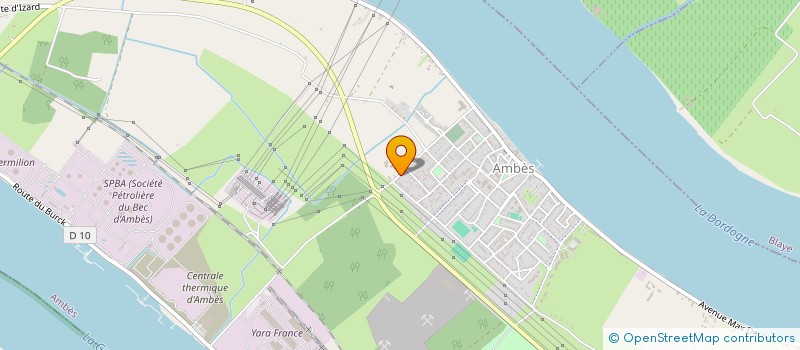 localisation de l'entreprise GUSTAVE TP SERVICES  AMBES