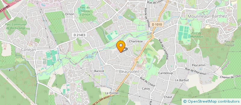 localisation de l'entreprise GUSTAVIA  GRADIGNAN