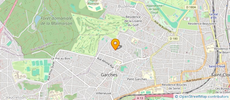 localisation de l'entreprise GUSTAVIA à GARCHES