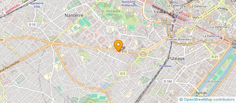 localisation de l'entreprise GUSTAVIMMO  NANTERRE