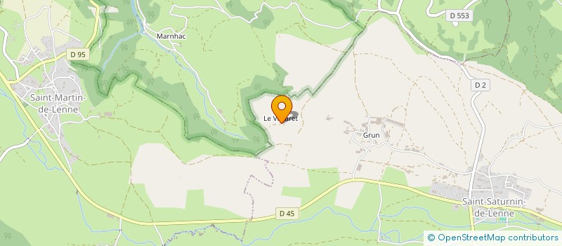 localisation de l'entreprise GUSTINE  CAMPAGNAC