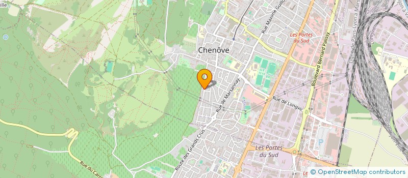 localisation de l'entreprise GUSTINUS à CHENOVE