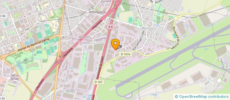 localisation de l'entreprise GUSTO à WISSOUS