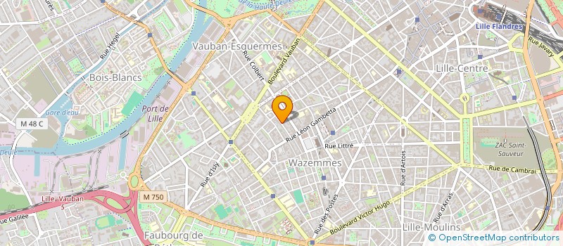 localisation de l'entreprise GUSTO à LILLE