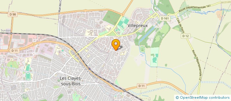 localisation de l'entreprise GUSTO BURGERS  VILLEPREUX