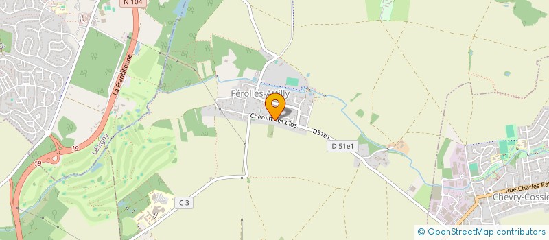 localisation de l'entreprise GUSTO DEI à FEROLLES-ATTILLY