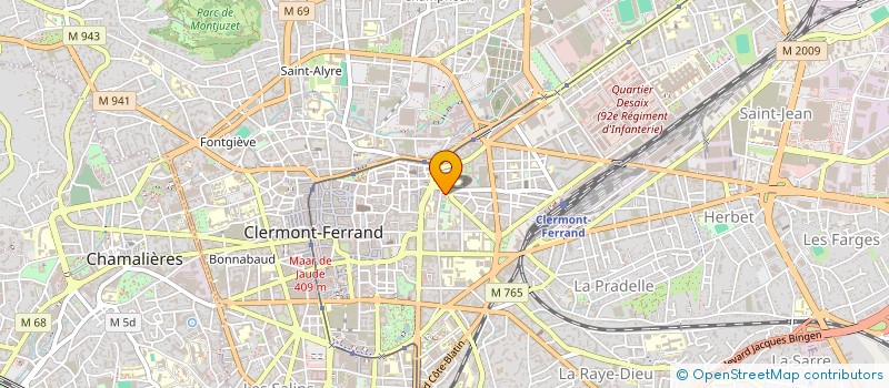 localisation de l'entreprise GUSTO DI NAPOLI  CLERMONT-FERRAND