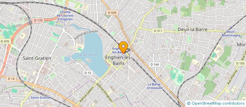 localisation de l'entreprise GUSTO-EPICERIE URBAINE à ENGHIEN-LES-BAINS