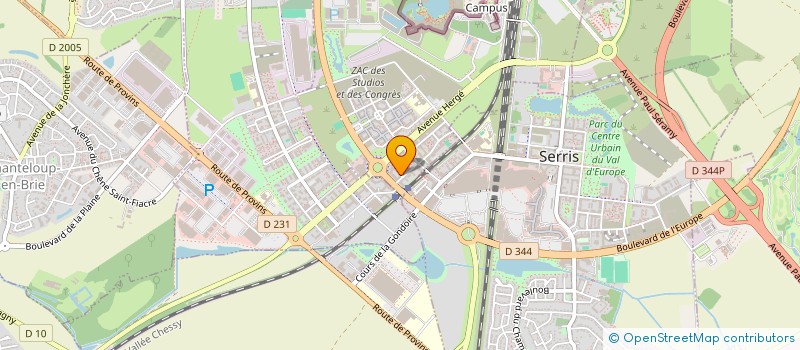 localisation de l'entreprise GUSTO HOLDING  CHESSY