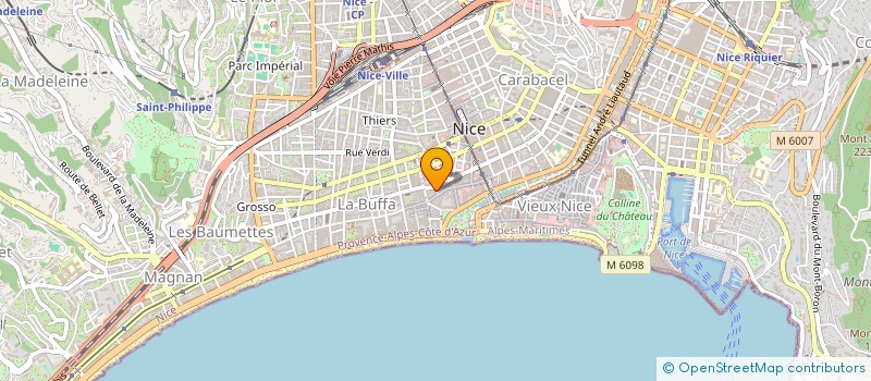 localisation de l'entreprise GUSTO MEDITERRANEO à NICE