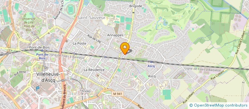 localisation de l'entreprise GUSTO PIZZ ORIGINAL  VILLENEUVE-D'ASCQ