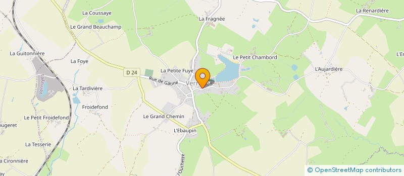 localisation de l'entreprise GUSTOPAUSE  VERRUYES