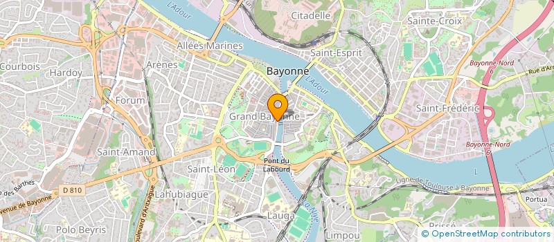 localisation de l'entreprise GUSTU ONA BAYONNE  BAYONNE