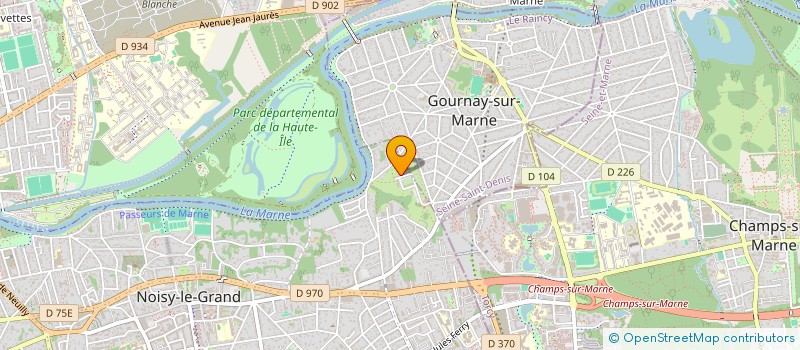 localisation de l'entreprise GUSTUL DE ACASA 5 à NOISY-LE-GRAND