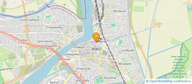 localisation de l'entreprise GUSTUS à ARLES