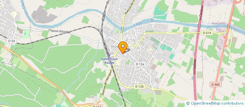 localisation de l'entreprise GUSTUS à RIVESALTES