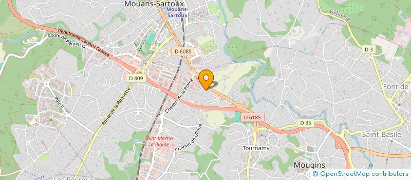 localisation de l'entreprise GUSTYN CONSTRUCTION & RENOVATION à MOUGINS