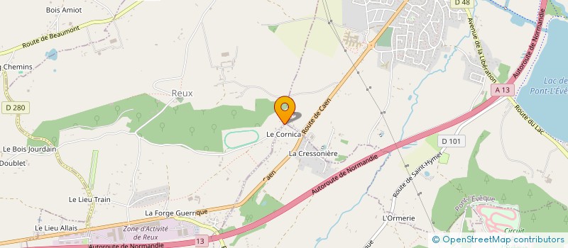 localisation de l'entreprise GUT & CO  REUX