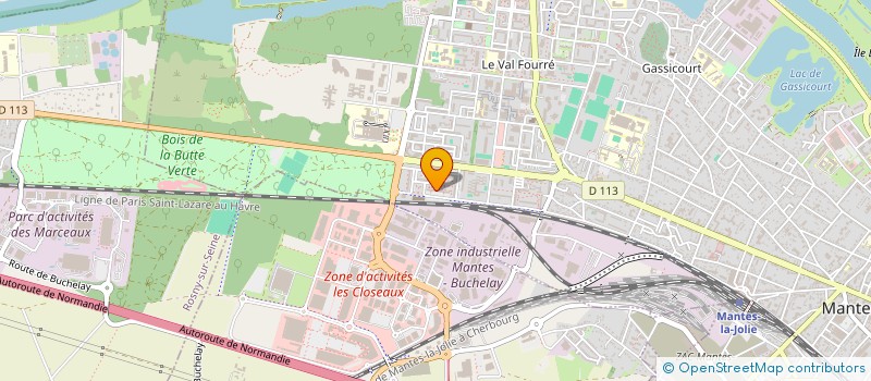 localisation de l'entreprise GUT-FAMILY  MANTES-LA-JOLIE