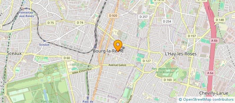 localisation de l'entreprise GUTEL à BOURG-LA-REINE