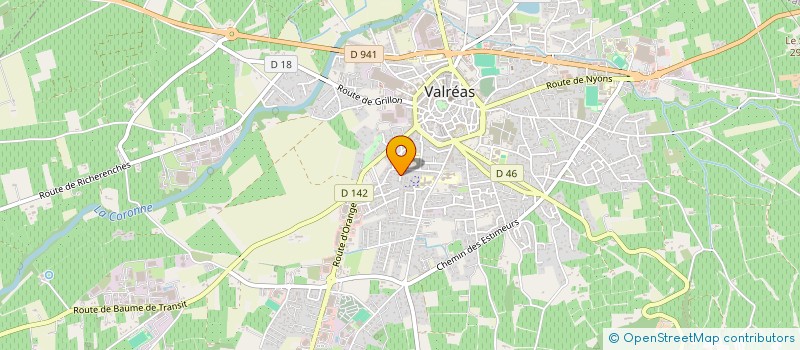 localisation de l'entreprise GUTEMBERG à VALREAS