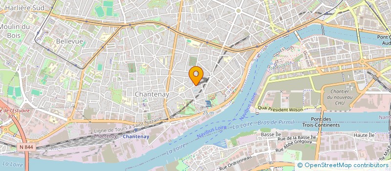 localisation de l'entreprise GUTENBERG 6 JOH44 à NANTES