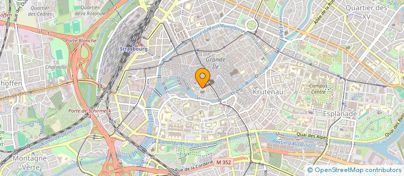 localisation de l'entreprise GUTENBERG FINANCE à STRASBOURG