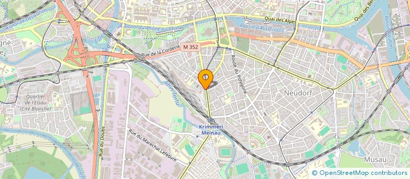 localisation de l'entreprise GUTENBERG LANGUAGE SCHOOL à STRASBOURG