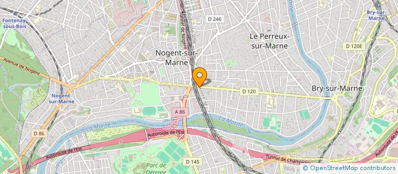 localisation de l'entreprise GUTESCO  LE PERREUX-SUR-MARNE